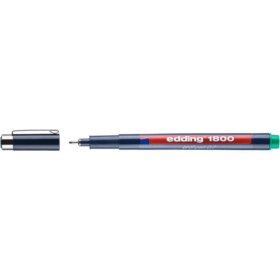 marker,  permanentmarker?, felt-tip, blue body, green cap?
