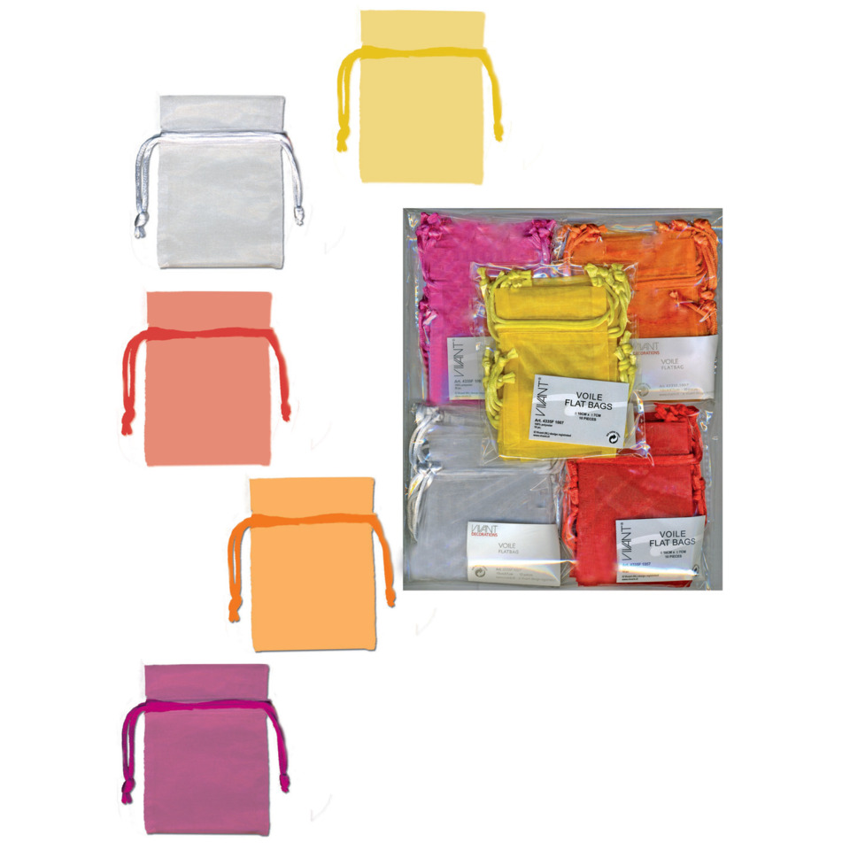 Drawstring-Tasche, Geschenkset, bunte Taschen, Flachbeutel, Beutel-Set