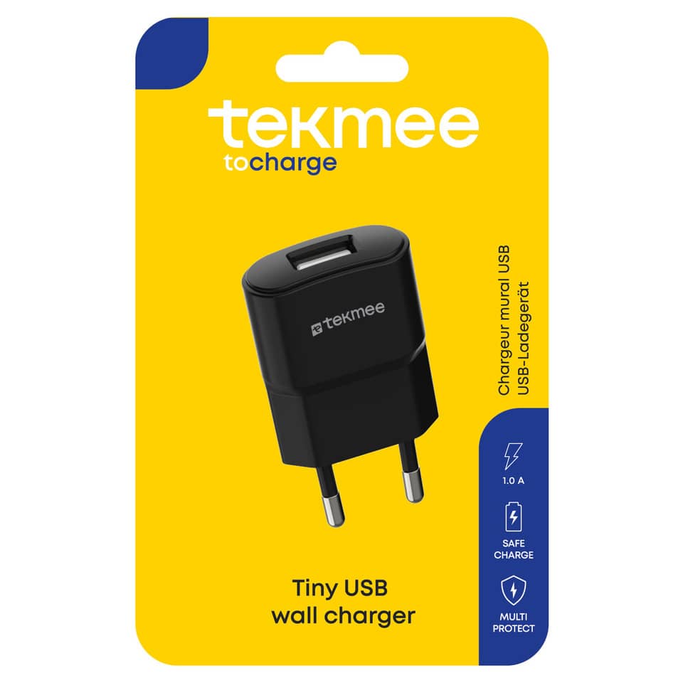 USB-Ladegerät, Wandstecker, Kompakt, USB-Ausgang, Tiny USB wall charger