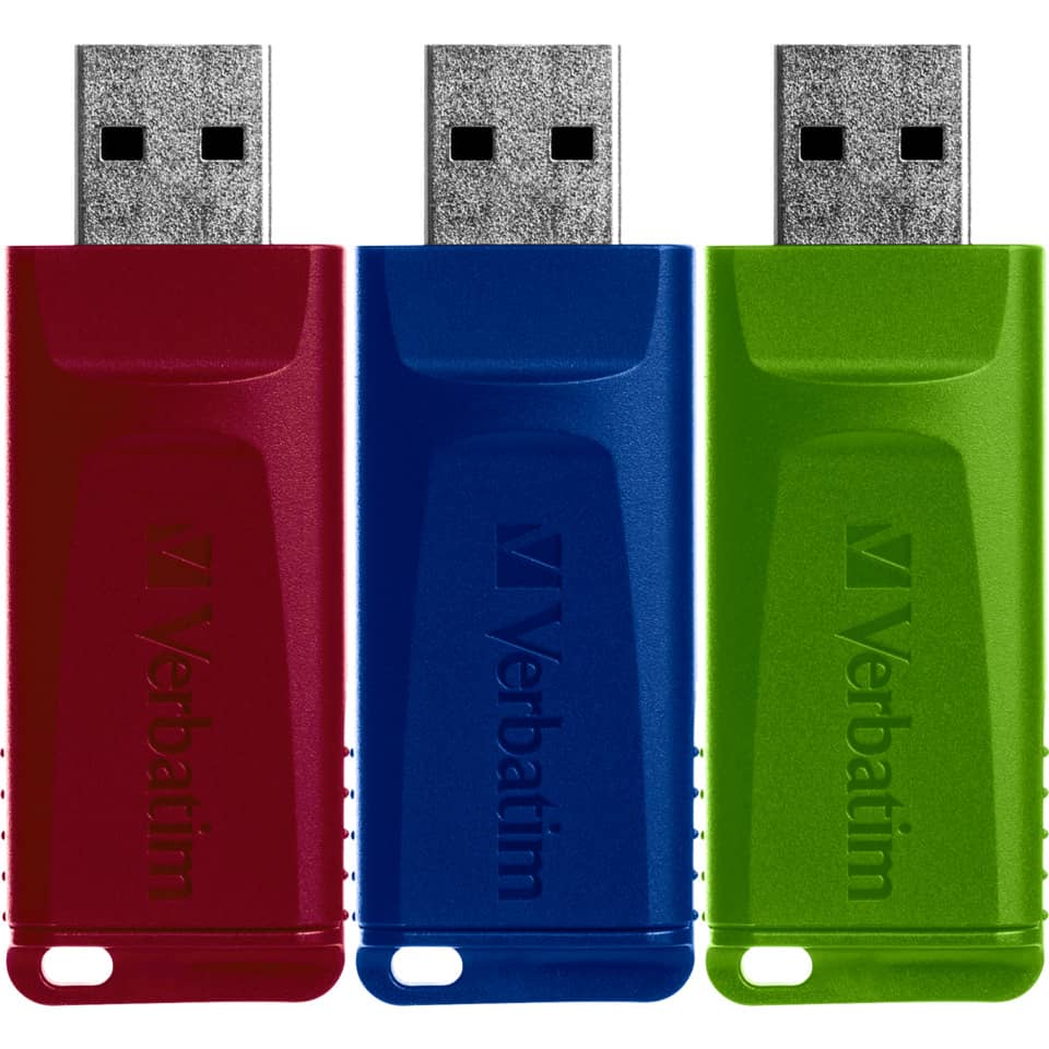 USB-Stick, USB-Speicher, Trio, Mehrfarbig, USB-Stick (Mehrfach)