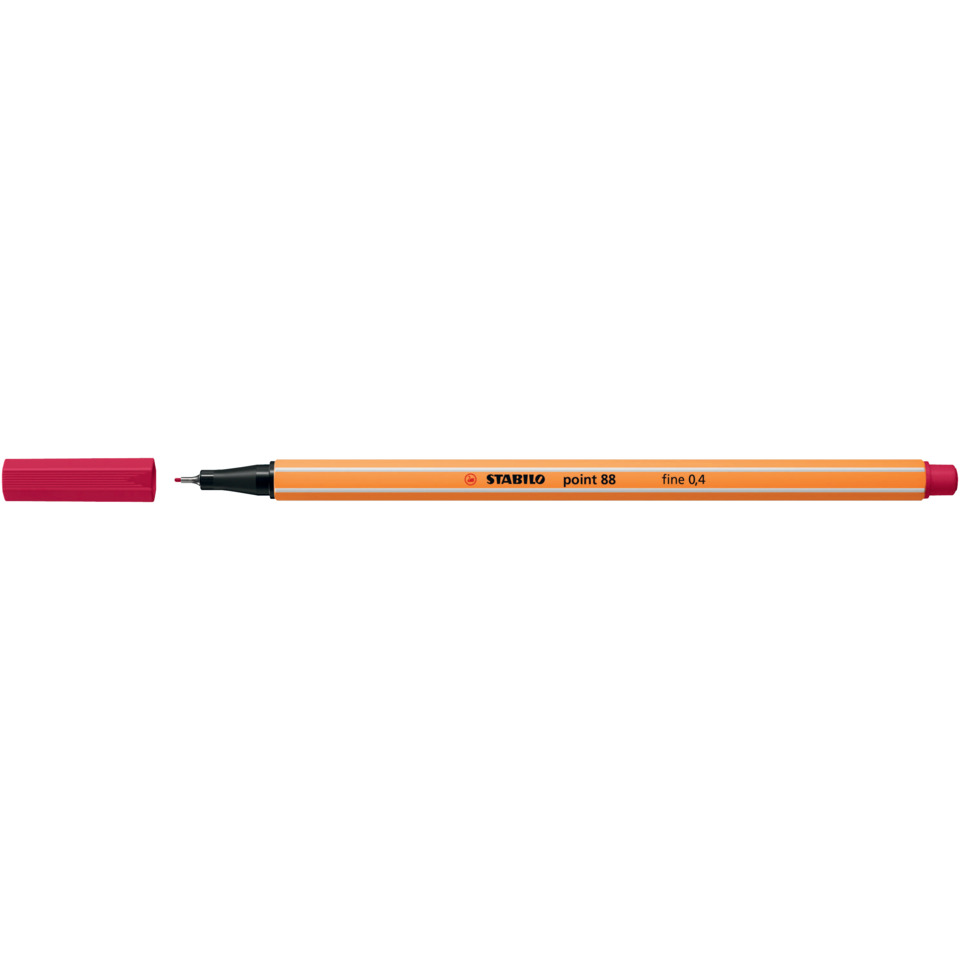 Marker, Fineliner, Orange, Stabilo, Kugelschreiber