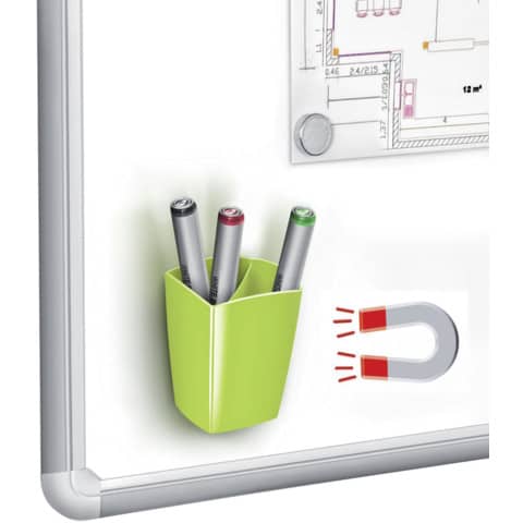 Schreibtischköcher Re-LOOP, magnetisch grün   530M G CEP 1005310301