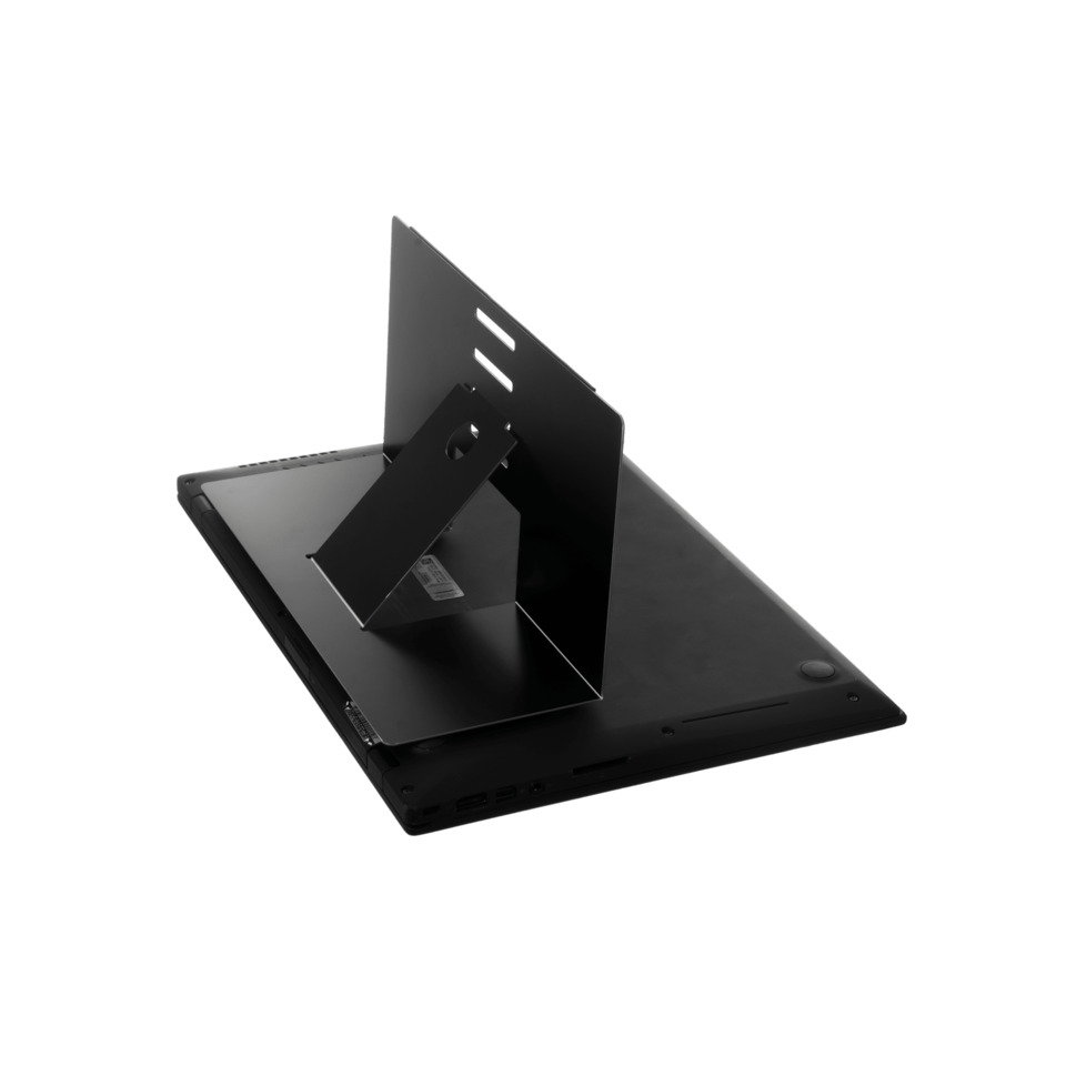 Laptopständer, Verstellbar, Metall, Schwarz, Belüftet