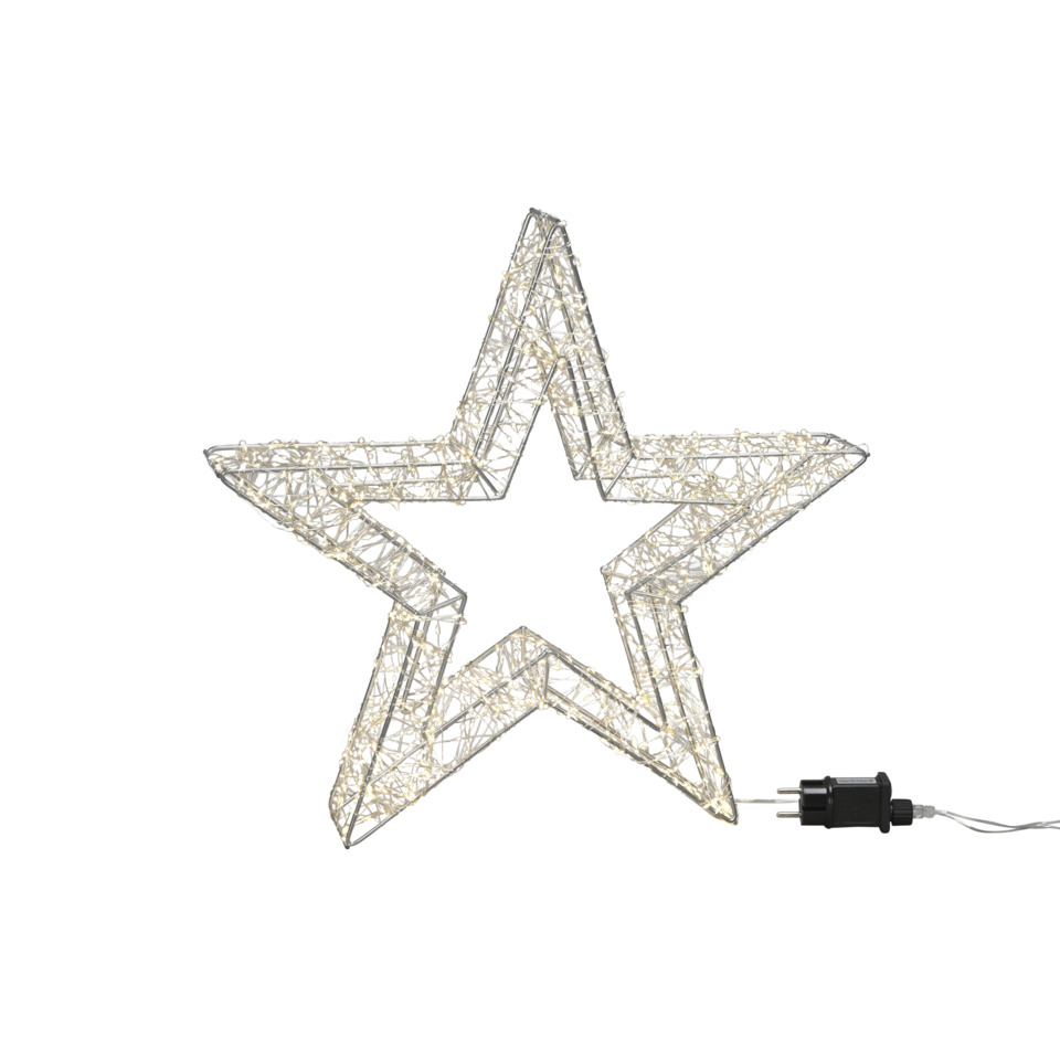 Stern, Lichterstern, Weihnachtsdeko, Lichterkette, Metallstern