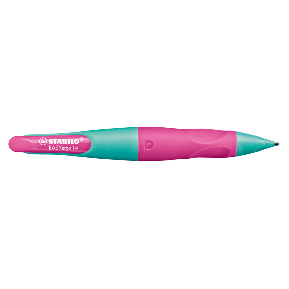 Korrekturstift, Dreikantiger Kugelschreiber, Zweifarbig, Mint Pink, Eraser-free