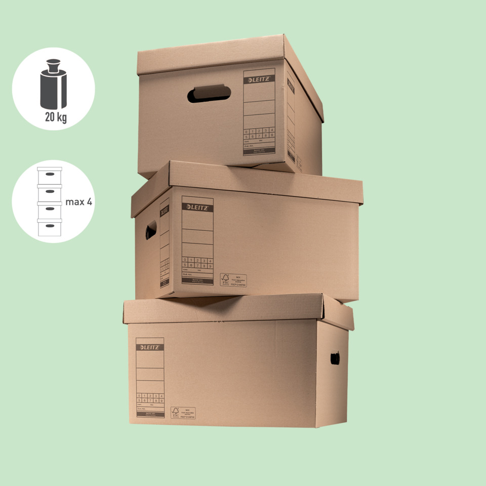 Umzugskartons, Kartonage, Boxen, Transportkartons, Stapelkartons