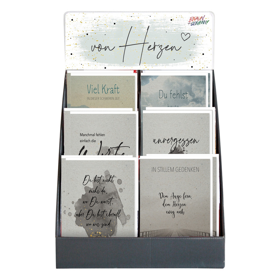 Trauerkarte, sortiert BRAUN+COMPANY 5999-25114/PBS