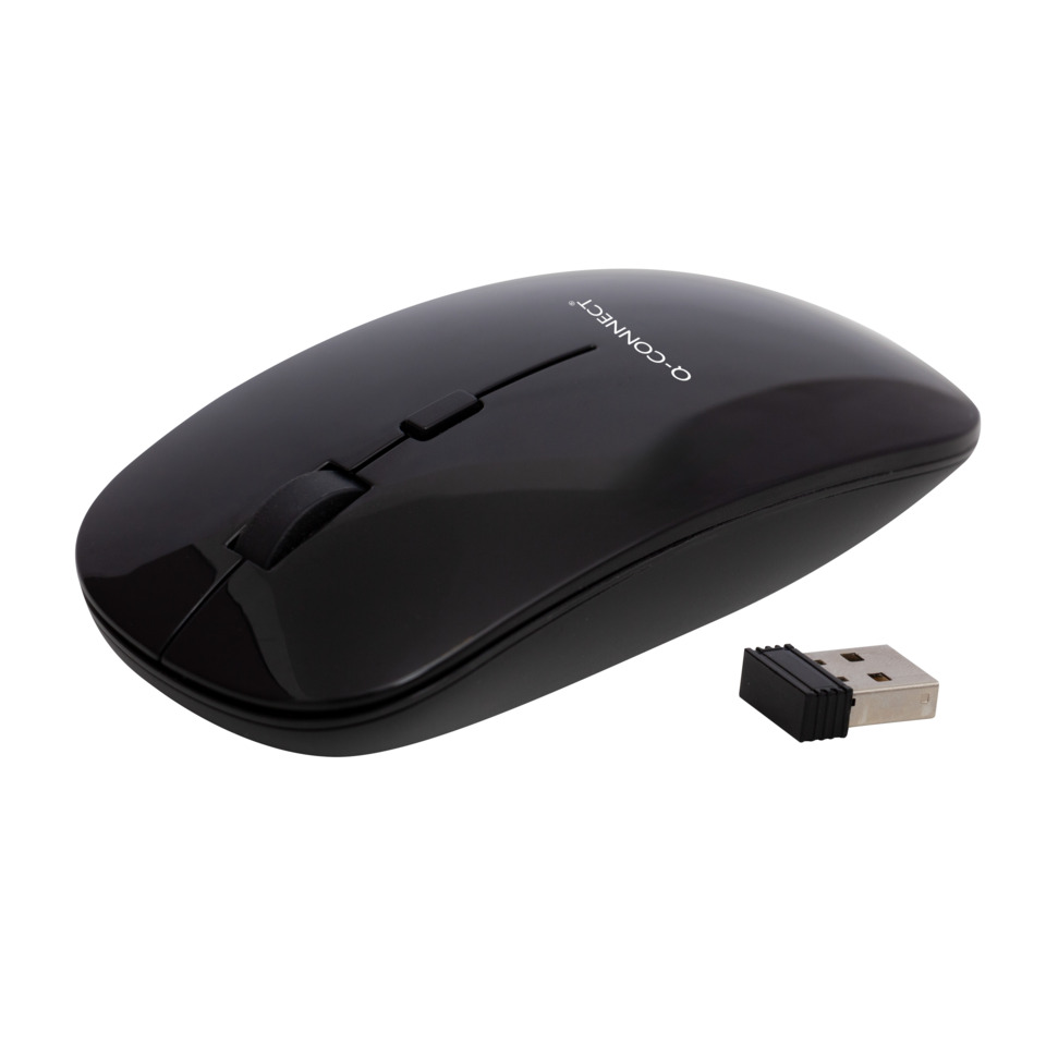 kabellose Maus, USB-Maus, optische Maus, 2,4-GHz-Maus, schwarz