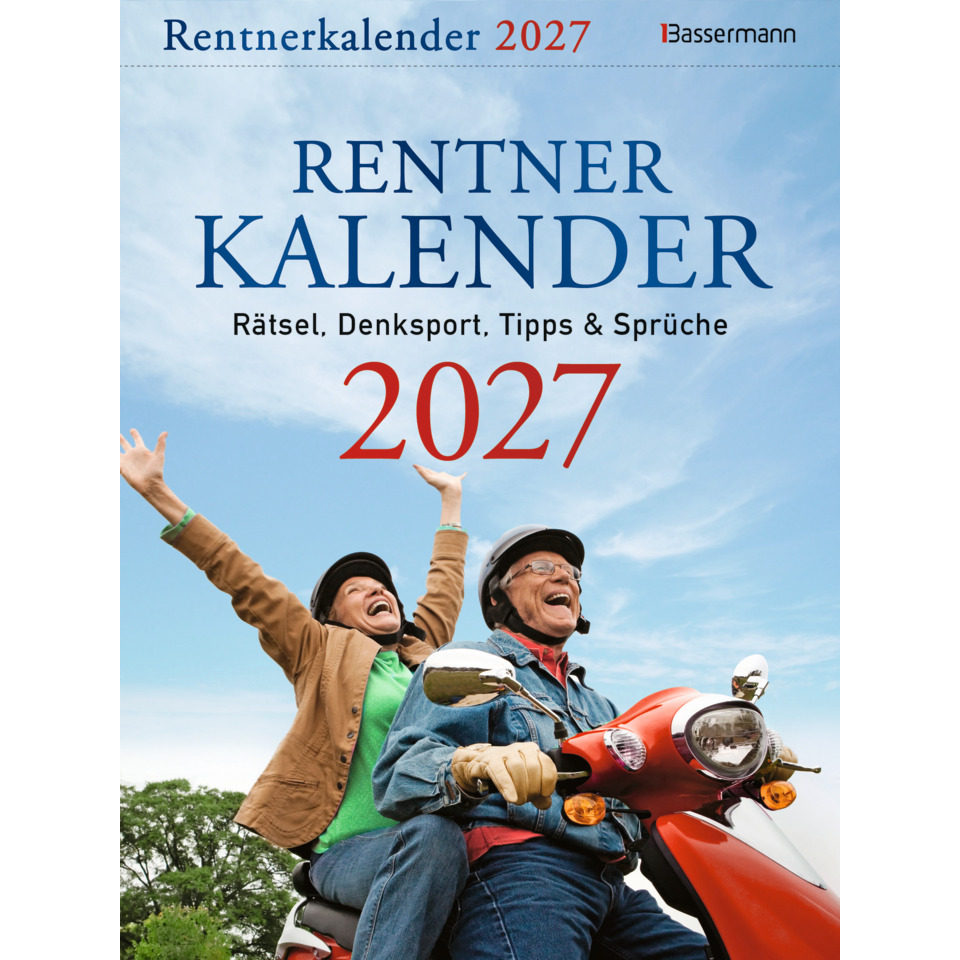 Kalender, Rentenkalender, Motorrad, Jahreskalender, Paar