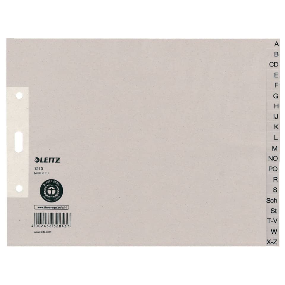Leitz Ordner, Lochungskarte, Kartenblatt, Etikettenblatt, Perforierte Löcher