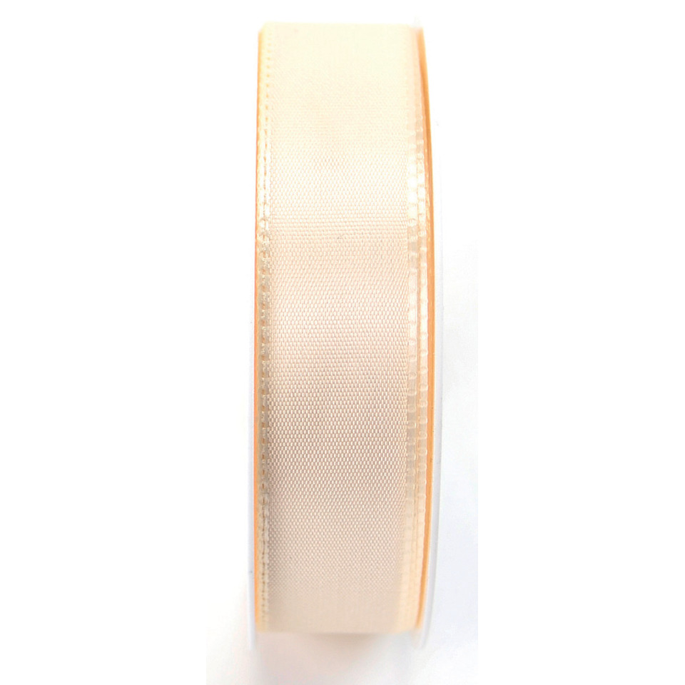 Band, Satinband, Stoffband,  peach, Peach