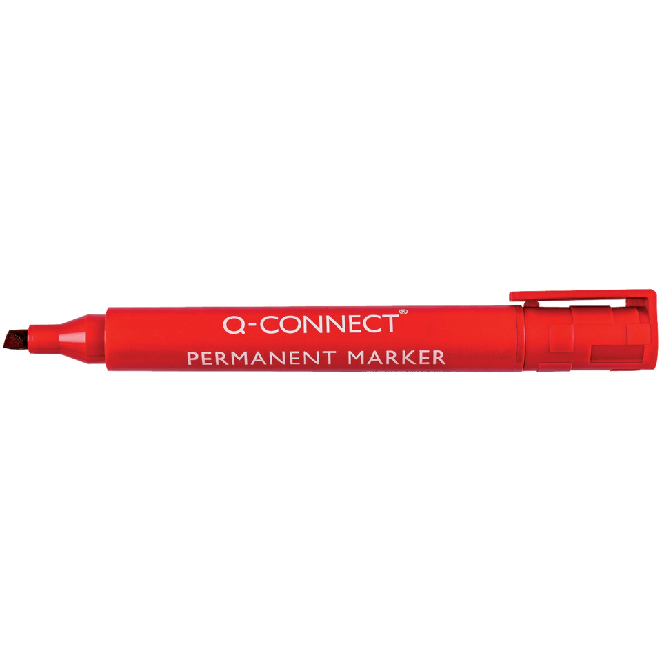 Permanentmarker, roter Marker, dünner Marker, Kappenstift, Markerstift