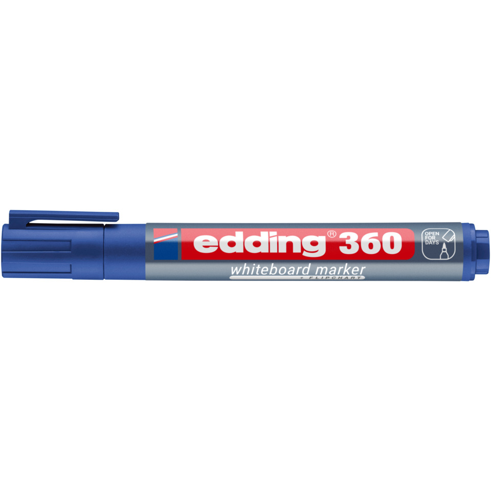  Whiteboardmarker, blauer Marker, Tafelmarker, Trockenlöschmarker, Kappenmarker