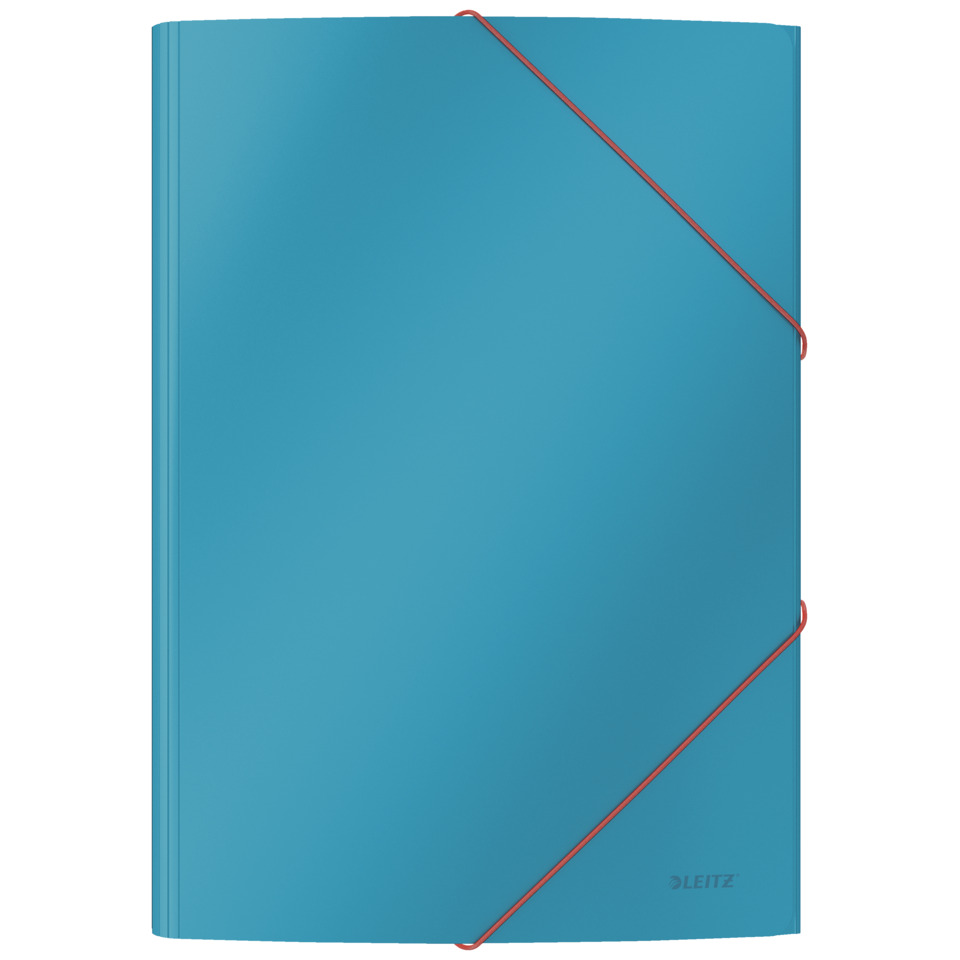 Notizbuch, Spiralband, Kunstleder, Türkis, geteilt, Notizbuch, Aquarellblau, Gummiband, Spiralfrei, Leitz