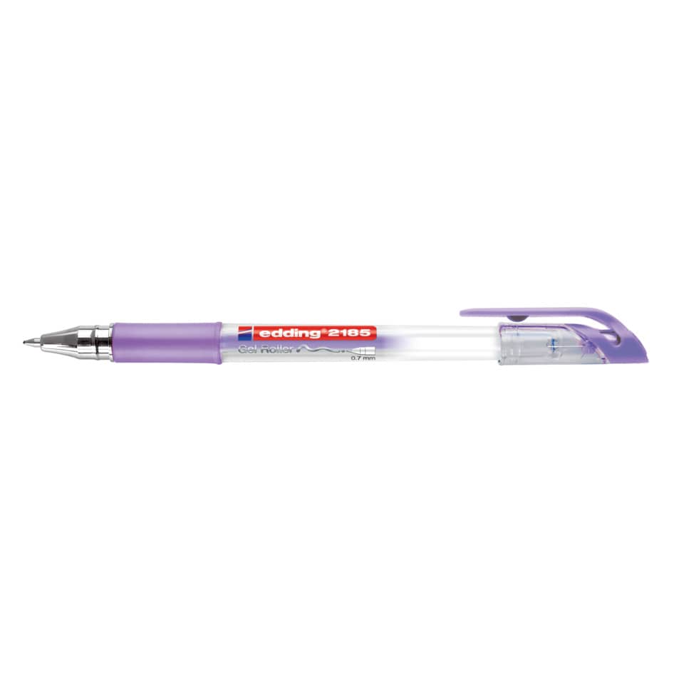 Gelstift, Kugelschreiber, Violett, Transparenter Körper, 0,7 mm
