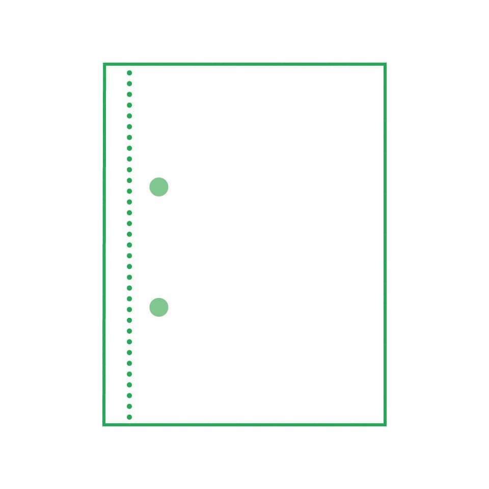notebook, lining, dots, green, dots-side