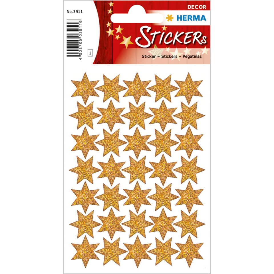 stern-sticker, golden-star, glitter-sticker, embellishment, decor-sticker