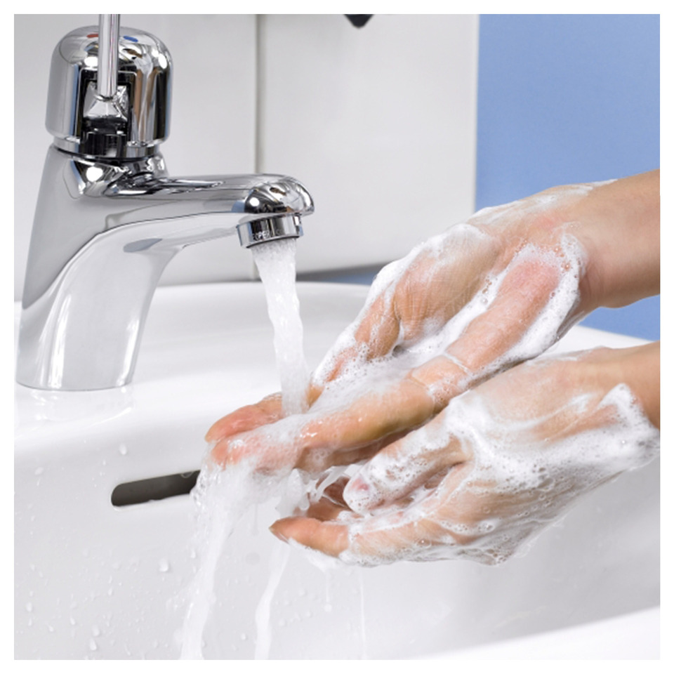Körperteil, Hand, Person, Sinken, Waschbeckenhahn