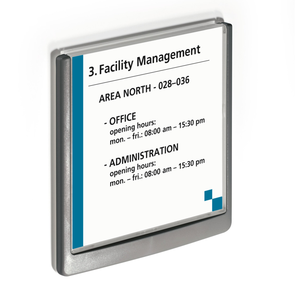zeichen, Büro-Schild, Facility Management, Verzeichnis-Tafel, Öffnungszeiten
