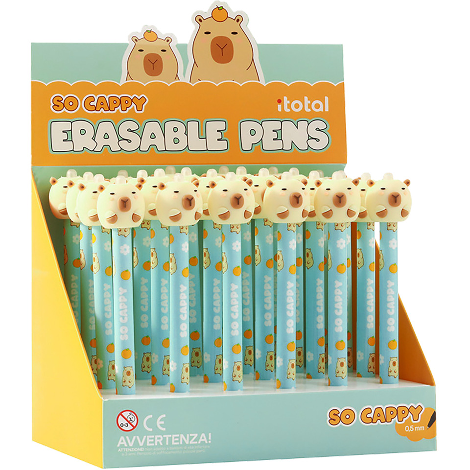Erasable pens, Bärenkopf, Bleistift, Tiermotiv, Kunststoffaufsatz