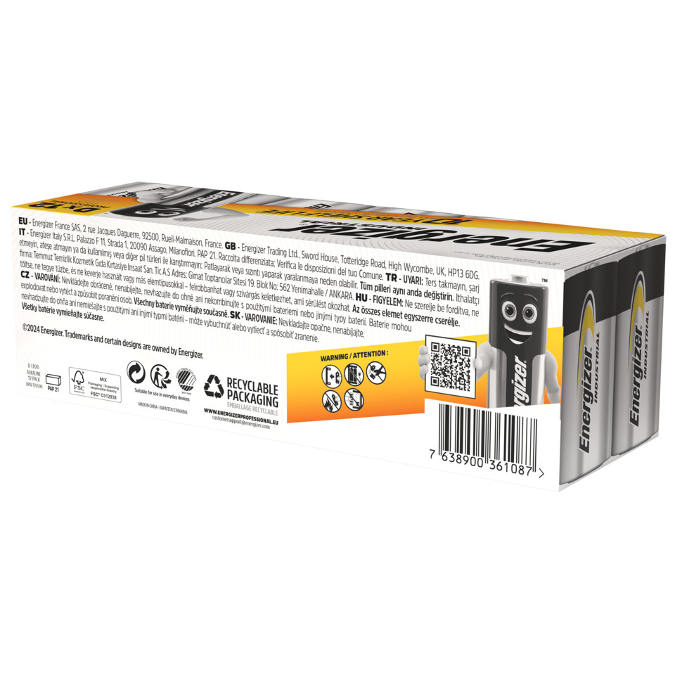 Energizer, Batterie, AA, Alkalisch, Verpackung
