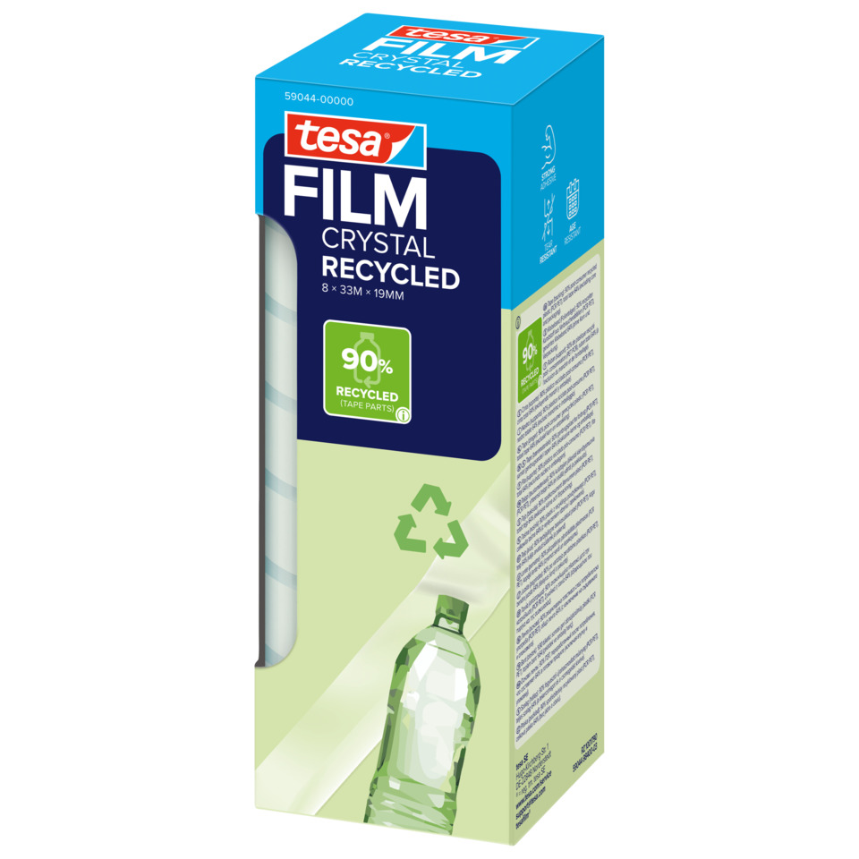 Filme, Crystal Recycled, Recycling, Kunststoff verpackung, Flasche