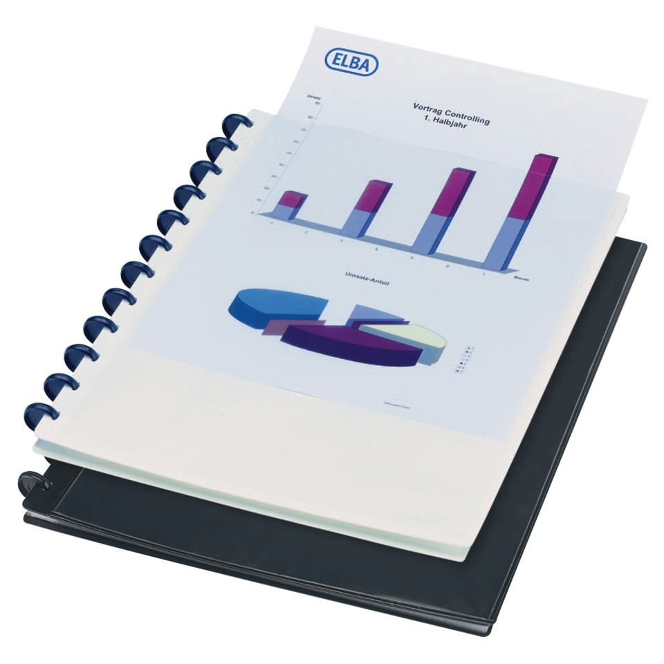 Notizbuch, Spiralbindung, Bürobedarf, Graphische Folien, Dokumentenmappe