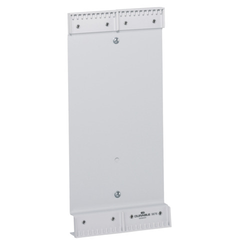 Wandhalterung für 20 Tafeln, 73x322mm, grau DURABLE 5676 10