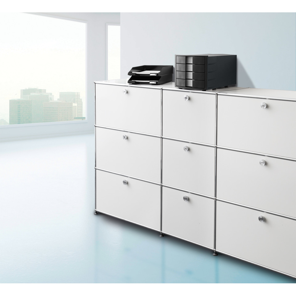 Schubladenschrank, Sideboard, Weiß, Metall, Aufbewahrung
