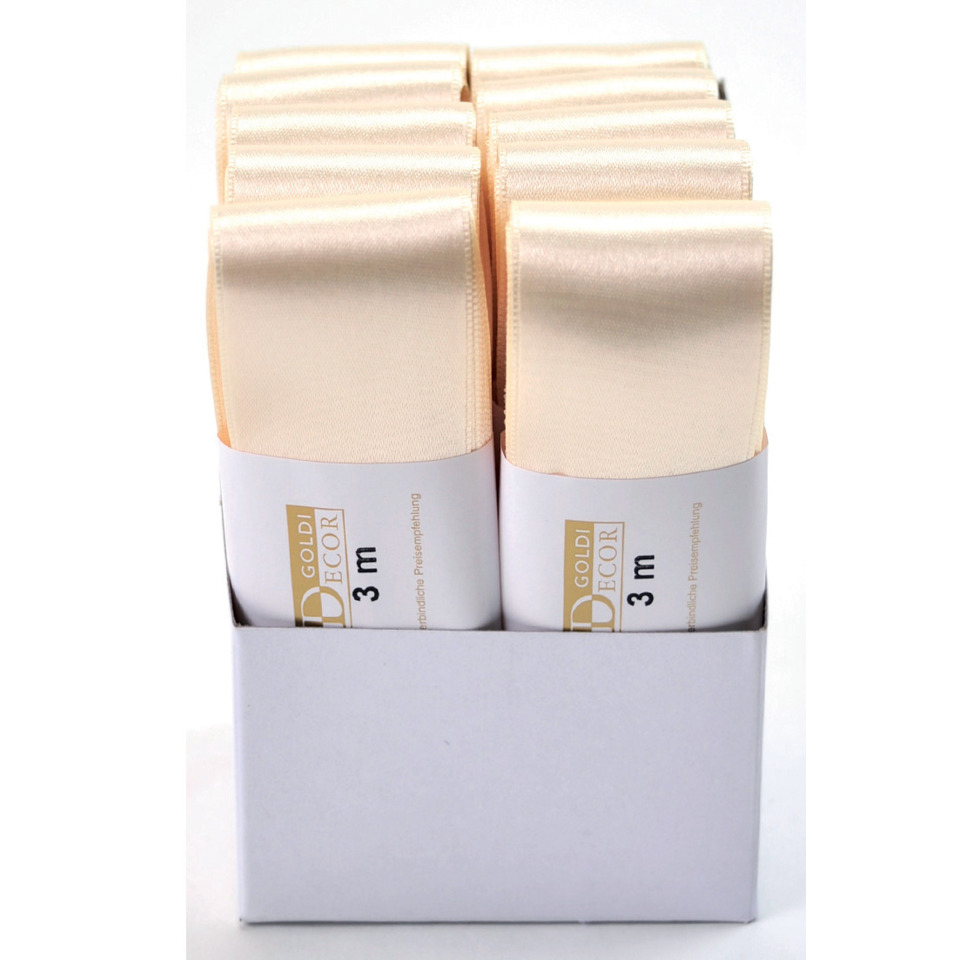 Doppelsatinband, 40mmx3m, rosa GOLDINA 1172040211003