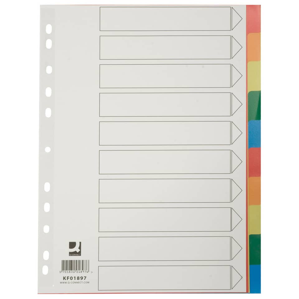 divider, Ordner, bunte Registerkarten, grifffreie Registerkarten, Trennblätter