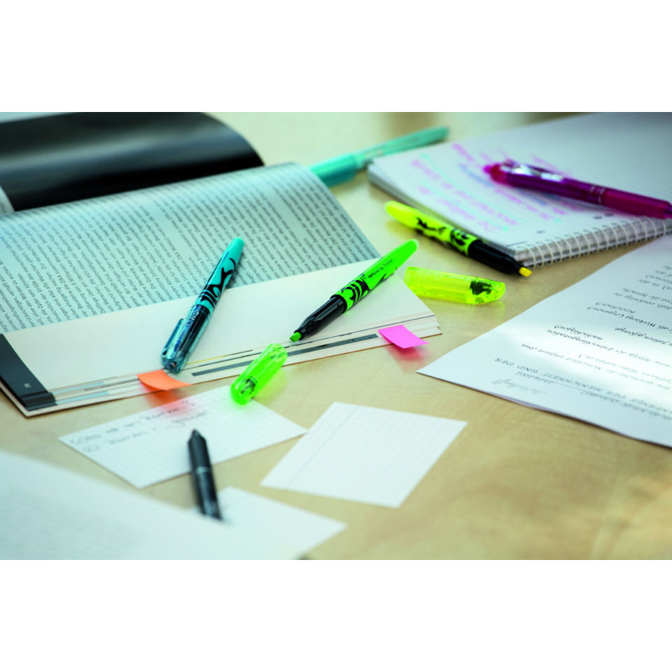schule, notizen, stifte, papier, notizblock