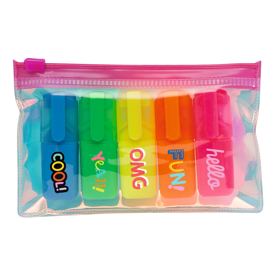 buntstift, buntstifte, highlighter, kugelschreiber, tasche