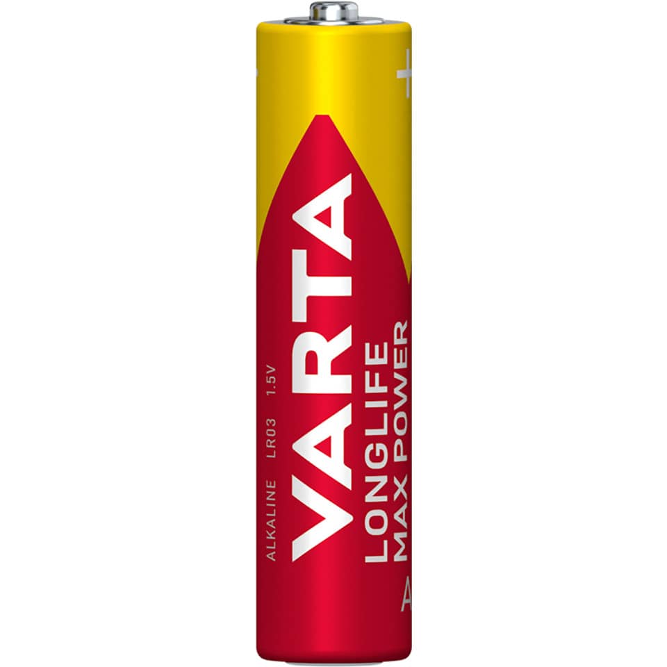 AA alkaline battery, langelebig, 1,5 V, LR03, AA Batterie