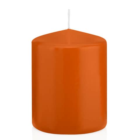 Stumpenkerze, 80x60mm, aprikose  618315.089