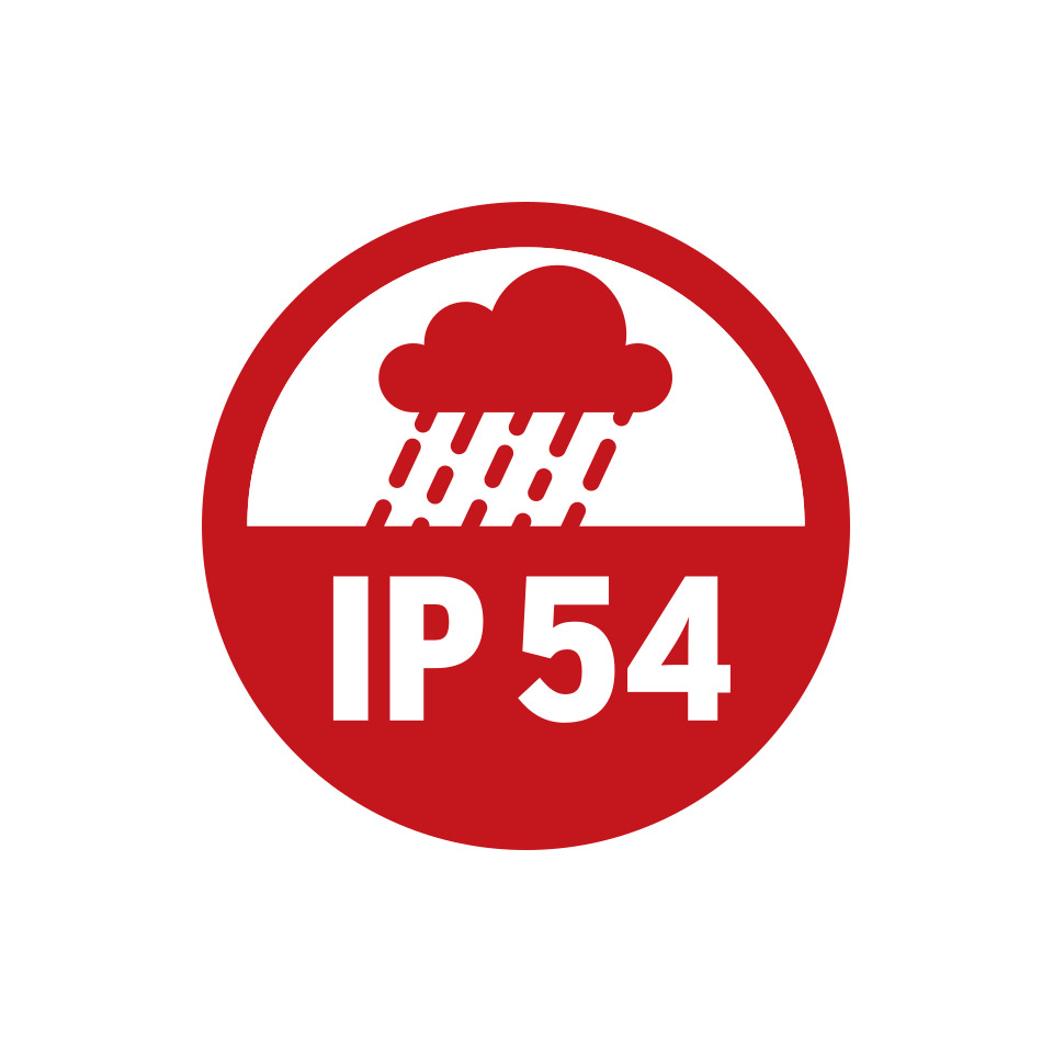IP54, Schutzhülle, Wetterfest, Schutzklasse, Icon