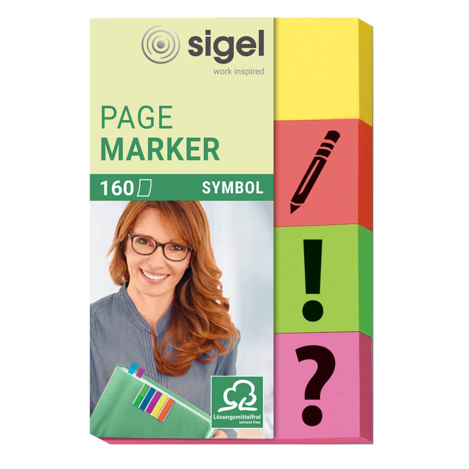 Page Marker, Symbol, Marker Pen, Schreibwaren, Farbblöcke