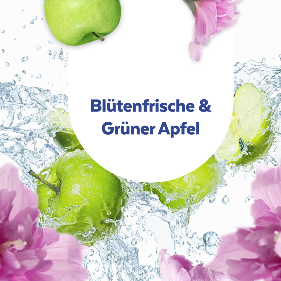grüner apfel, apfel, kühl, blütenfrisch, wasser spritzer