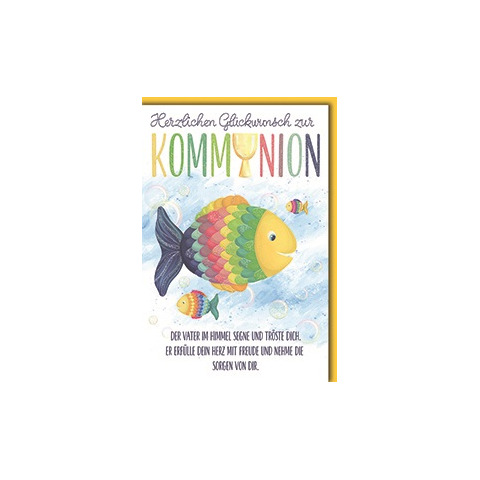 Kommunionskarte, 11,5 x 17 cm  5121271
