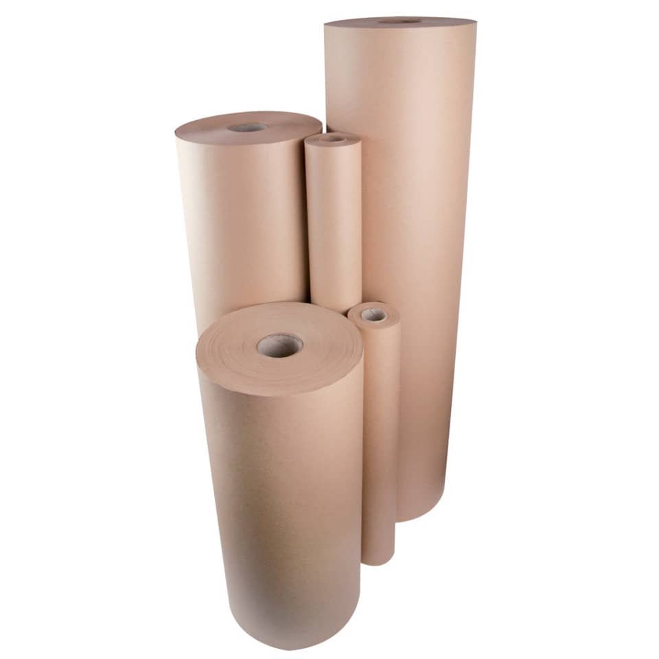 Kartonrolle, Papierrolle, Rollen, Zellstoffrolle, Ursprungsfarbe Braun