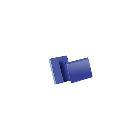 Kennzeichnungstasche mit Falz A6 quer, dunkelblau, 50 Stück DURABLE 172107