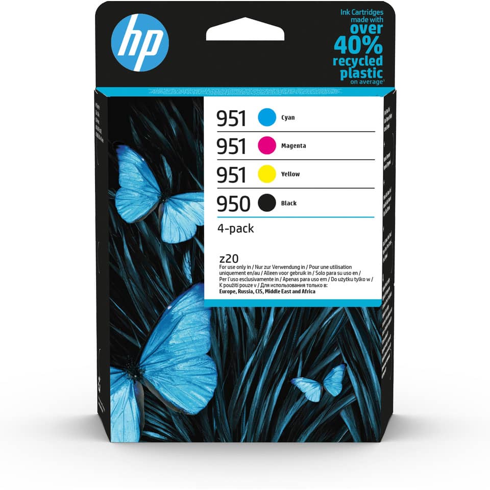 Kassette, HP-Tintenpack, 4er-Pack, Cyan Magenta Gelb Schwarz, Tintenpatronen