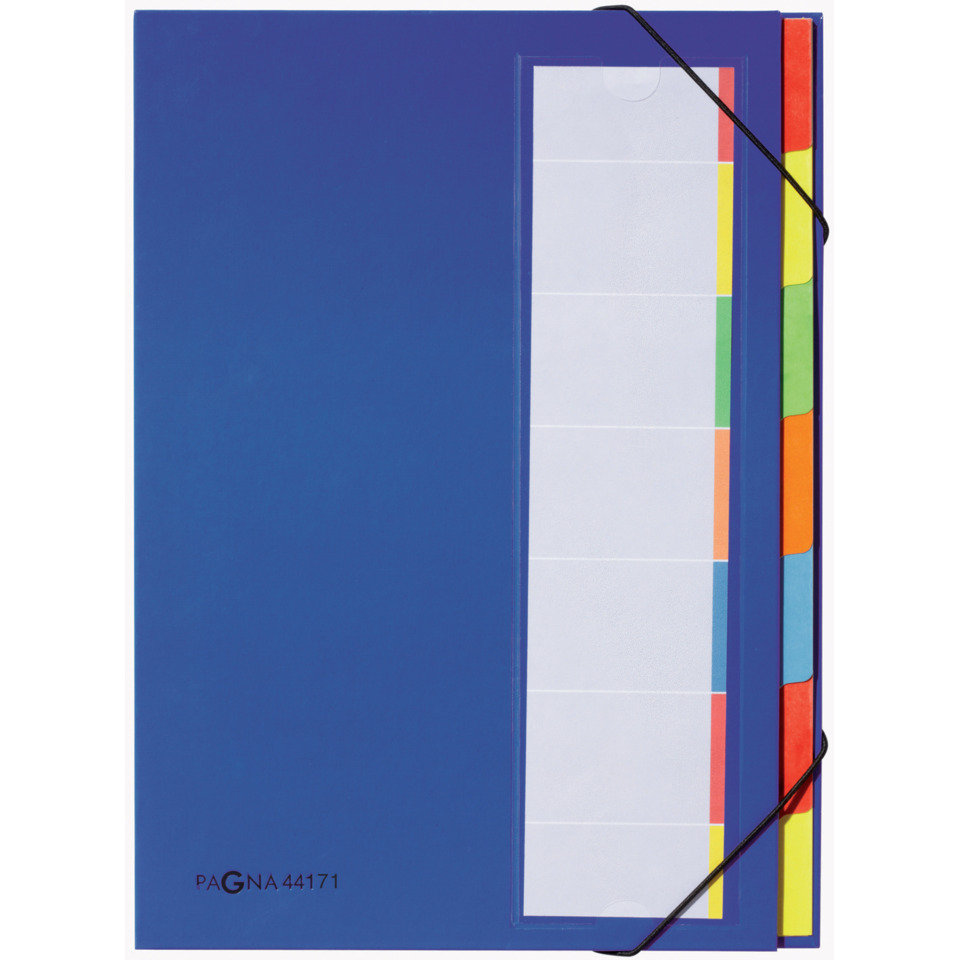 Ordnungsmappe, A4, 7-teilig, blau PAGNA 44171-02