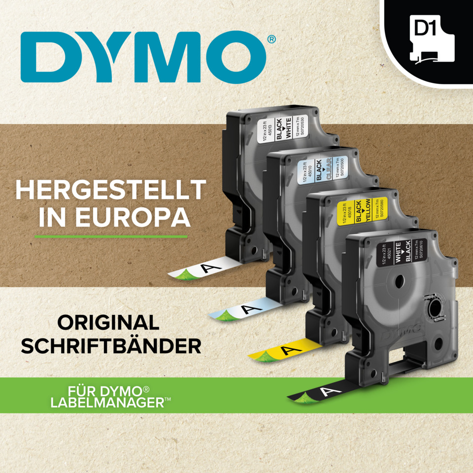 Tintenpatronen, Etikettenbänder, Schriftband, Dymo, Labelmanager
