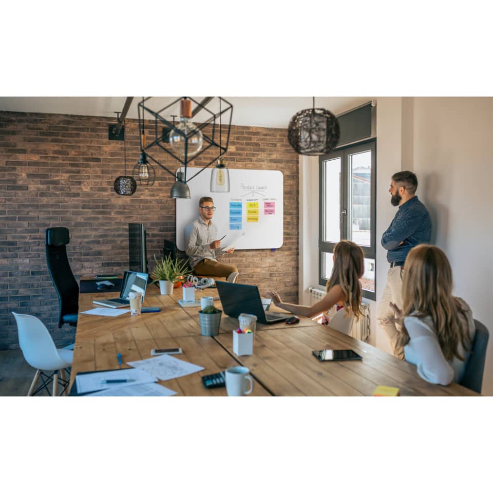 Meeting, Büro, Whiteboard, Team, Präsentation