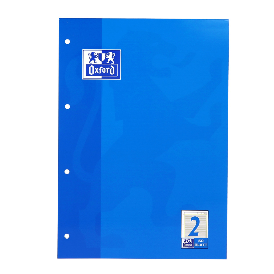 blue folder, Binder, Oxford, Papiereinband, Drei Loch Binder