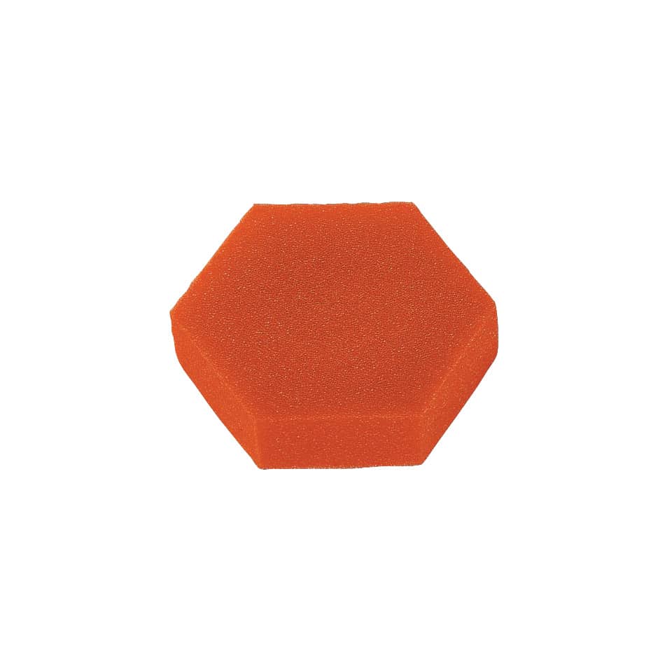 Ersatzschwamm für Läufer Anfeuchter Ø 85 mm, Schwamm aus Kunststoff, orange LÄUFER 72741