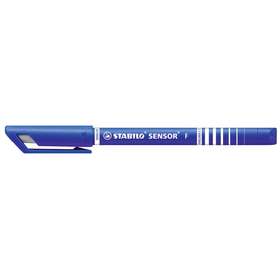 Korrekturstift, Wasserzeichen-weich, Stabilo, Sensor, Farbe Blau