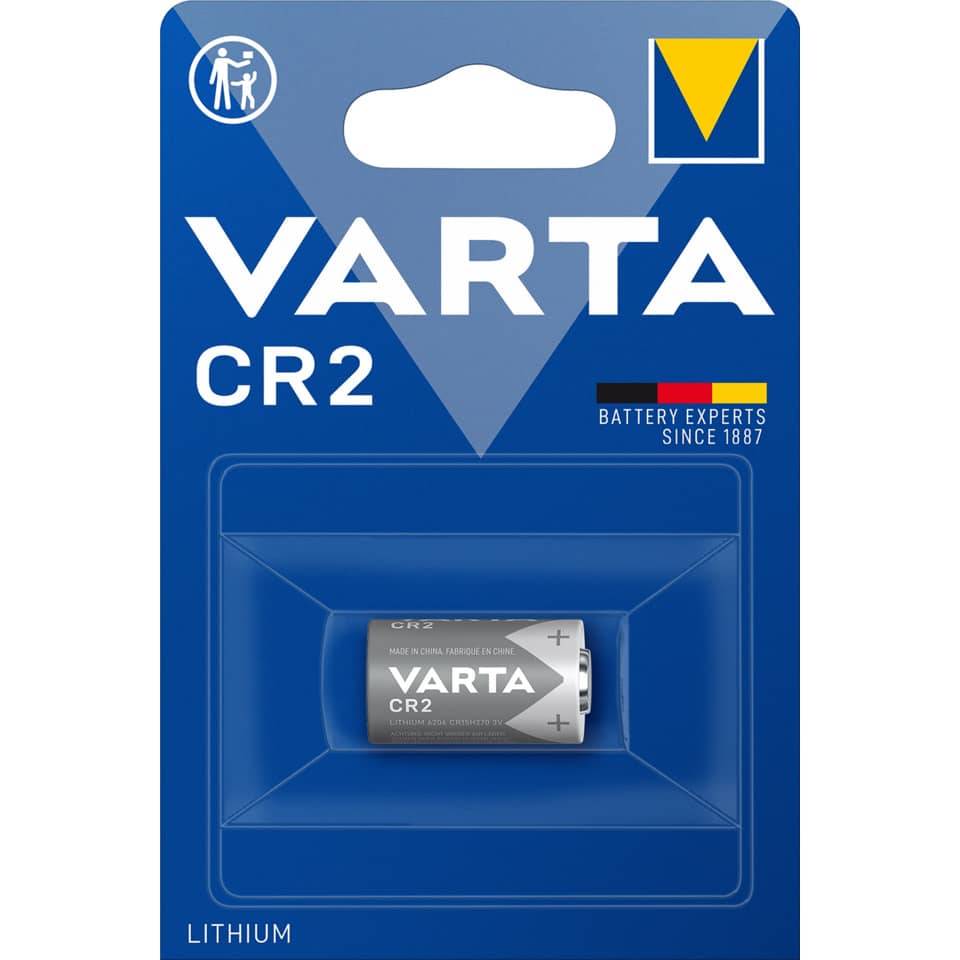 CR2, Lithium, Batterie, VARTA, Knopfzelle