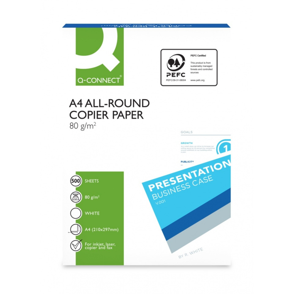 A4-Papier, Kopierpapier, 80 g/m², Allround-Papier, weiße Farbe